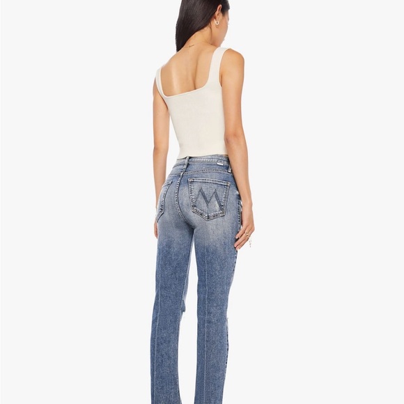 MOTHER mid rise dazzler ankle fray - Picture 2 of 6